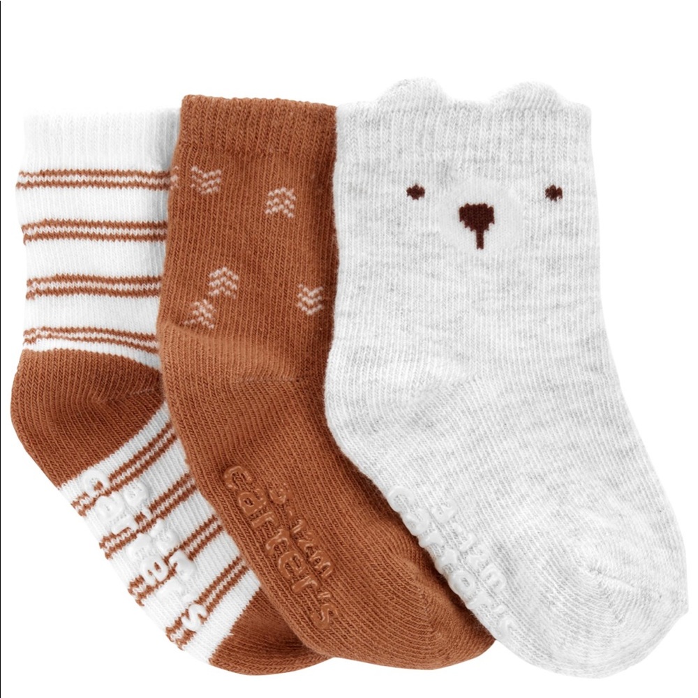 Newborn (NB) 3 pairs of socks new